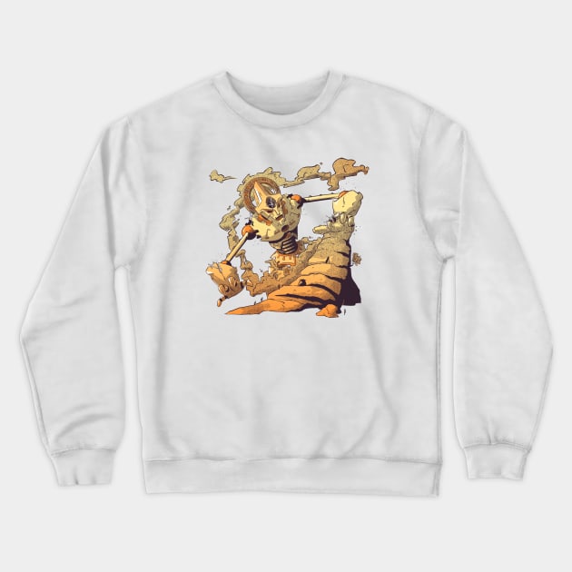 Colossal Kaiju Crewneck Sweatshirt by kyl_armstrong